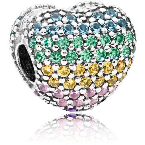 Pandora Moments Raznobojna Pave klipsa 797221NRPMX Slike