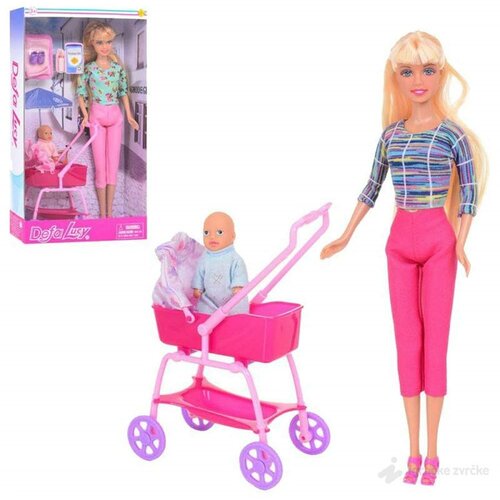 Defa Lucy barbika sa bebom i kolicima Cene