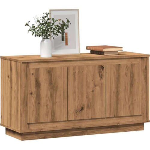 VidaXL Komoda Artisan hrast 102x35x55 cm izrađeno drvo Slike