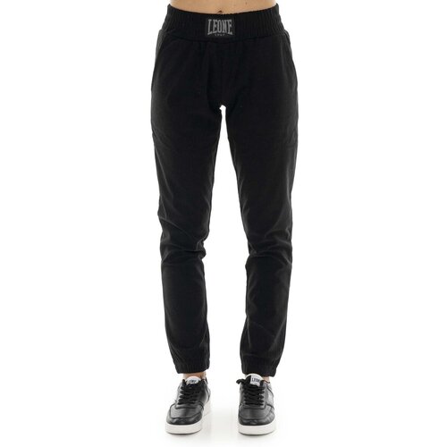 Leone 1947 Spodnji deli trenirke Woman Sweatpants Courduroy Pearl Črna Cene