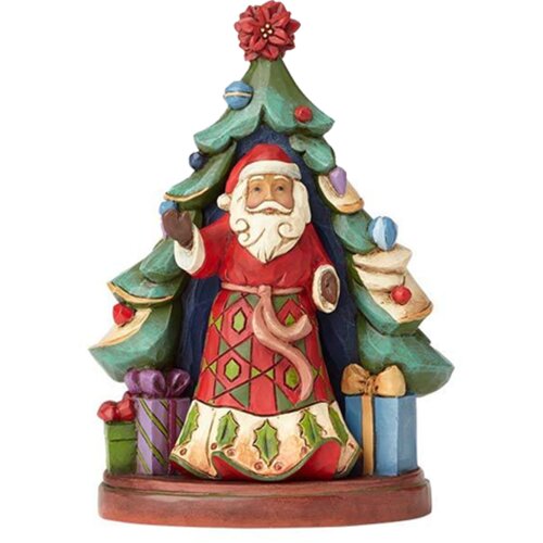 Jim Shore figura Santa With Tree (Set of 2) Slike