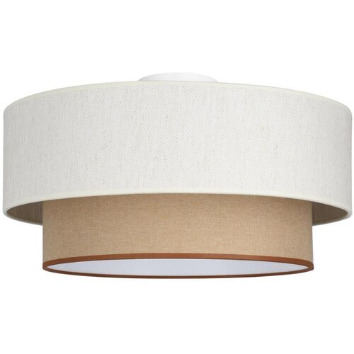  plafonska lampa natia 1xE27/60W/230V prečnik 45 cm bela/smeđa Cene