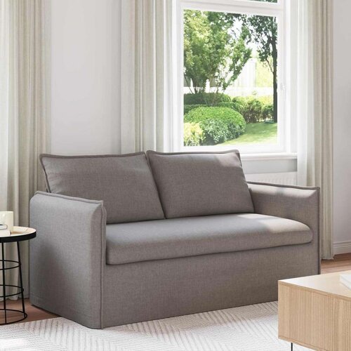 SOFA Sivo-smeđa 195 x 82 x 85 cm Metal Cijene