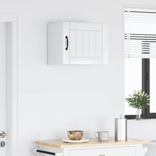  Ormar za Zid Lucca Bijela visokog sjaja 50 x 31 x 40 cm Slike