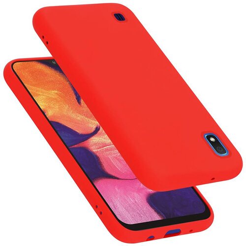 Cadorabo Ohi&amp;scaron;je, združljiv s Samsungom v tekoči rdeči barvi - za&amp;scaron;čitni pokrov iz fleksibilnega silikona TPU, (20590370) Slike