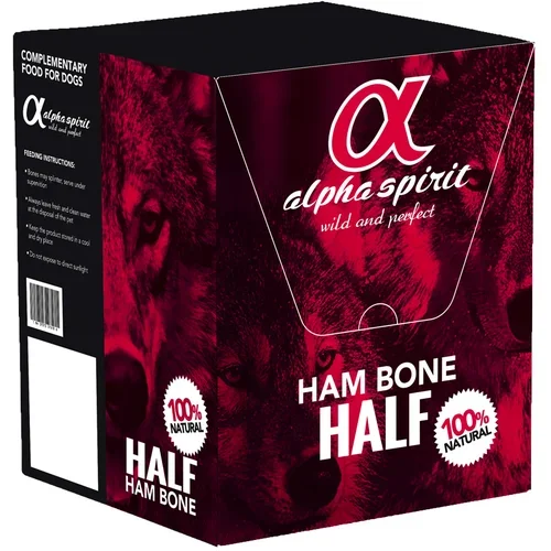 Alpha Spirit kost šunke polovica - Varčno pakiranje: 6 x 1 kos