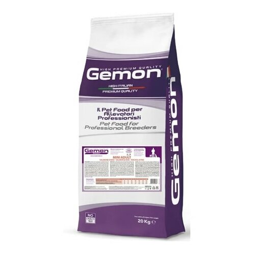 Gemon (monge) gemon mini Adult 20kg – granule 26/13 – hrana za male odrasle pse losos Cene