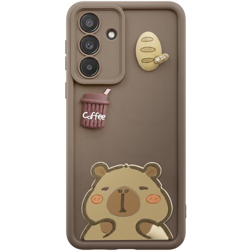 AVIZAR Ovitak za Galaxy A57 s 3D motivi Capybara, Rjava, (5000274306) Cene