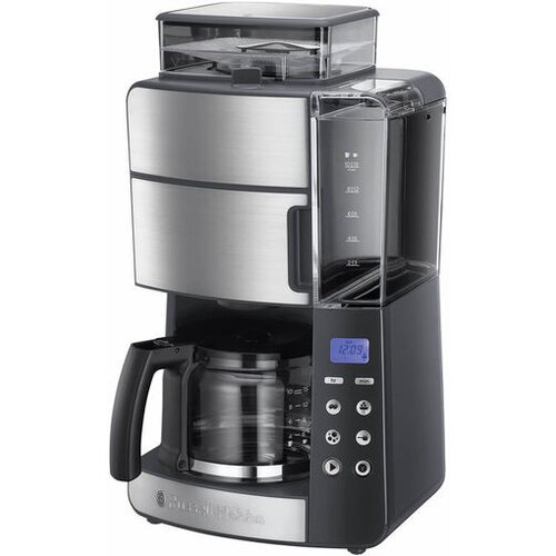 Russell Hobbs Grind & Brew Glass Carafe avtomatski kavni aparat 1.25 L sveže mleto 25610-56 Cene