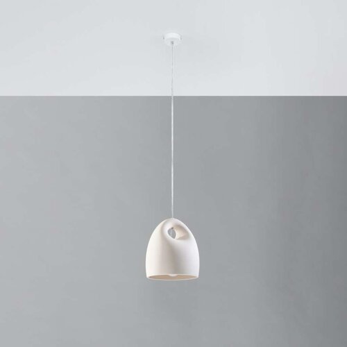  Keramička Sollux SL.0842 - Luster na sajli BUKANO 1xE27/60W/230V Slike