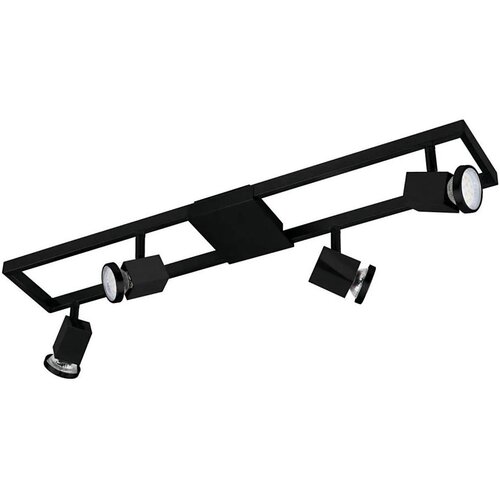 Eglo 31072 - LED spot svetiljka ZERACO 4xGU10/4,5W/230V crna Slike