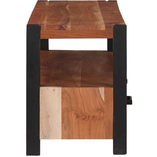  ormar Smeđa 110 x 30 x 40 cm Masivno bagremovo drvo Slike