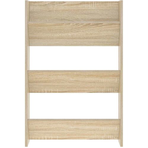  Zidni ormarići za cipele 2 kom boja hrasta 60x18x90 cm drveni Slike