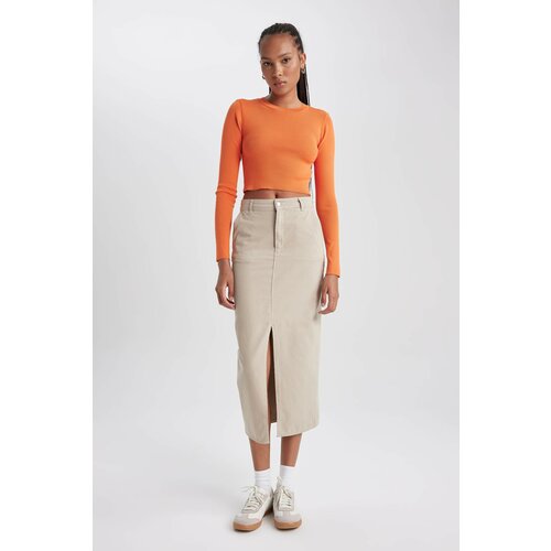 Defacto A Cut Wowen Fabrics Maxi Skirt Slike