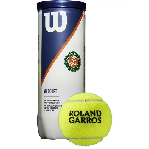 Wilson ROLAND GARROS ALL COURT 3 BALL Loptica za tenis, reflektirajući neon, veličina