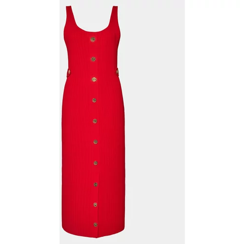 Michael Kors Poletna obleka MR4822C33D Rdeča Slim Fit