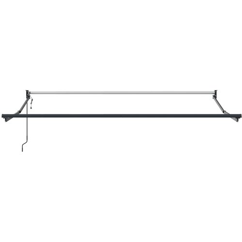  Povlačivi tende Crvena i bijela 300 x 250 cm Poliester i metal Slike