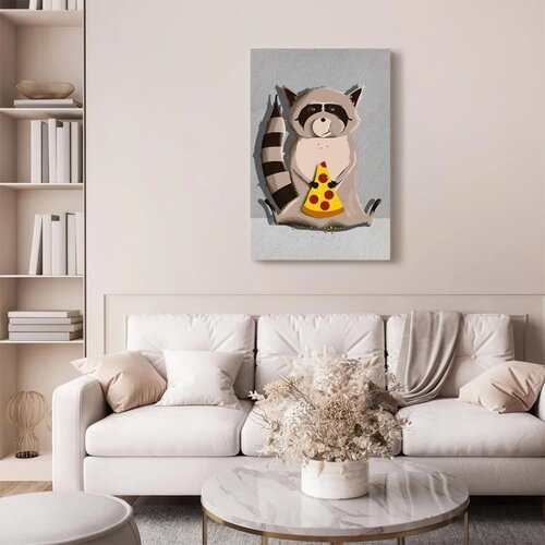  Slika - Gourmand Raccoon (1 Part) Vertical 20x30 Standard Slike