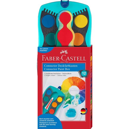  Barvice vodene faber-castell connect + čopič turkiz 1/12 FABER-CASTELL Cene