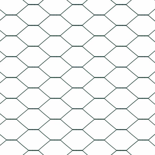  Heksagonalna ograda 1,2 x 10 m PVC Zelena Slike