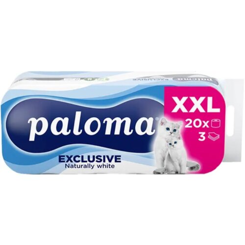 Paloma TOALETNI PAPIR 3SL EXCLUSIVE 20/1 Cene