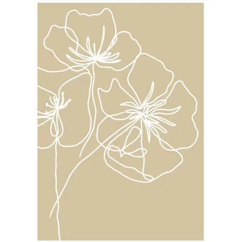 Veronika Boulová Plakat na kakovostnem papirju Blooming, 29 x 41 cm