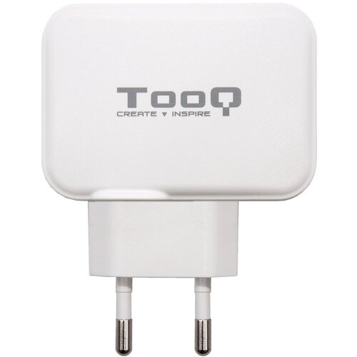TooQ dvojni polnilec USB-C + USB-A 27 W bel, (21405221) Cene