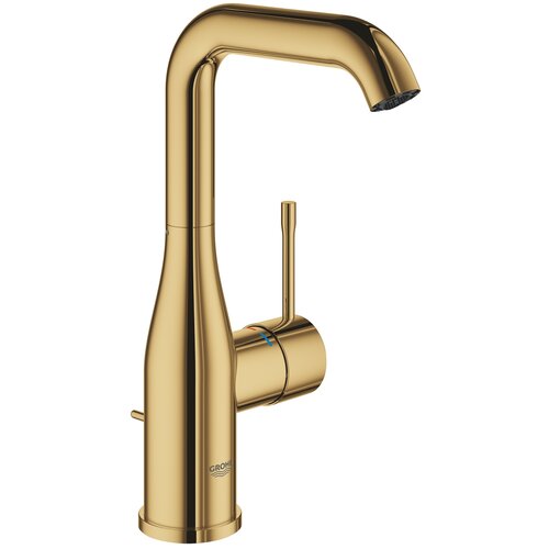 Grohe enoročna armatura za umivalnik ESSENCE z zgornjim delom sifona (32628GL1) - cool sunrise Slike