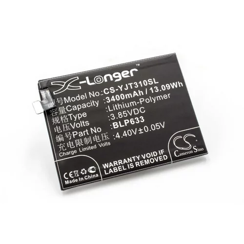 VHBW Baterija za OnePlus 3T / A3010, 3400 mAh