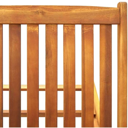  Ležaljka za sunčanje za 2 osobe masivno bagremovo drvo Slike