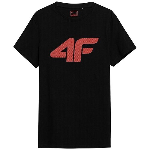 4f Majice s kratkimi rokavi SS23TTSHM53721S Črna Slike