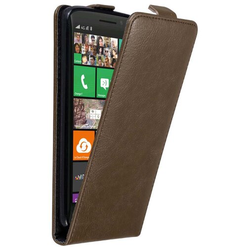 Cadorabo Ohi&scaron;je, združljivo z Nokia Lumia 929 / 930 v kava rjava - Za&scaron;čitni ovitek v obliki flipa z magnetnim zapiranjem, (20552460) Cene
