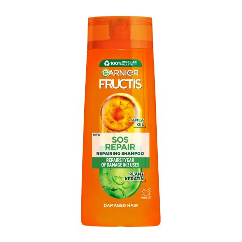 Garnier Fructis SOS Damage Eraser Šampon za unutrašnju obnovu oštećene kose 250ml Slike