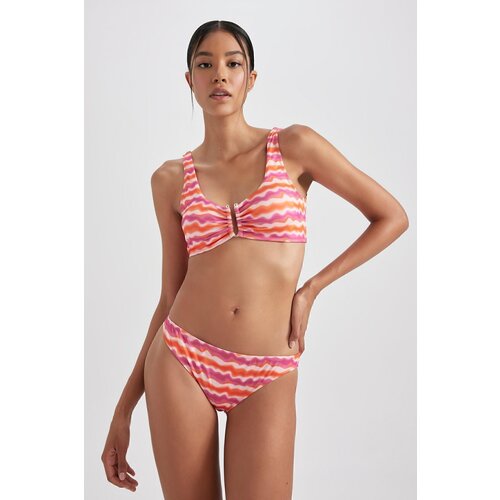 Defacto Fall In Love Regular Fit Patterned Bikini Bottom Slike