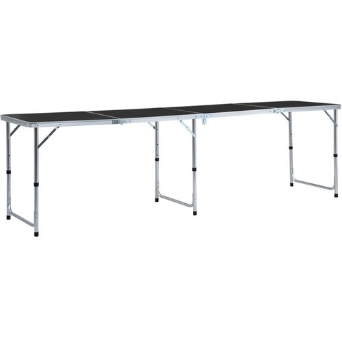  stol za kampiranje sivi aluminijski 240 x 60 cm Cene