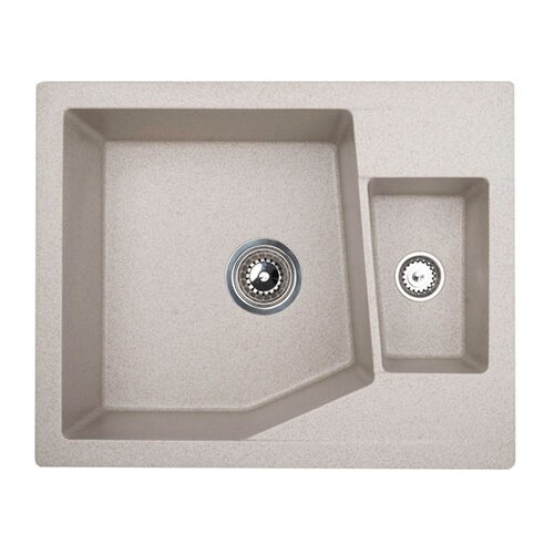 Metalac granitna sudopera Xlinea m 1.5D 620x500 Beige Cene