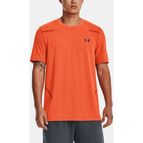 Under Armour UA Seamless Grid Majica Oranžna