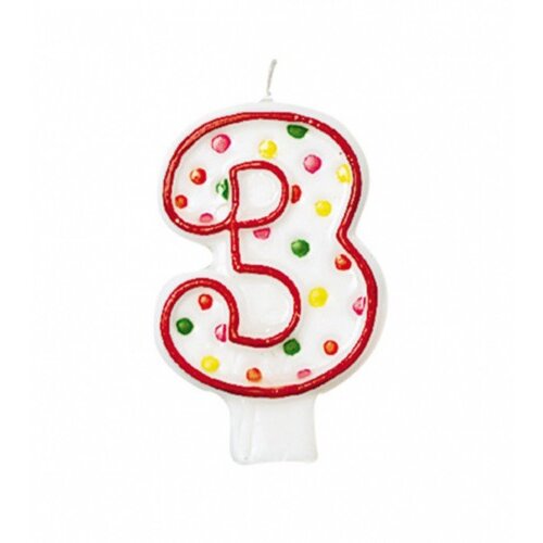 Amscan Svijeća rođendanska br.3 INT176003 Cijene