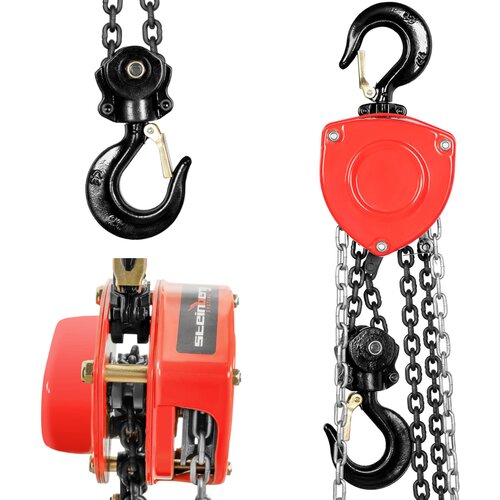 Steinberg Systems Heavy-Duty Manual Chain Hoist 2000 kg Capacity with 5 m Lift, (21740192) Slike