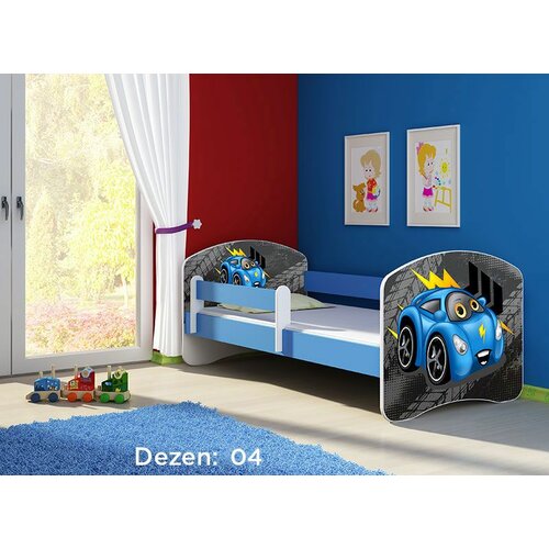 ACMA dečiji krevet II 140x70 + dušek 6 cm BLUE4 Cene