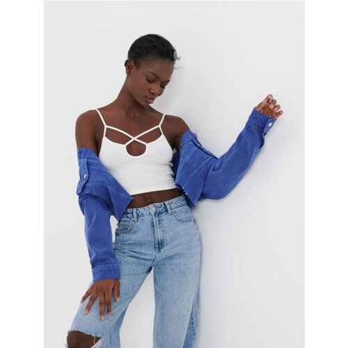 Sinsay - Crop top u stilu negližea Cijene