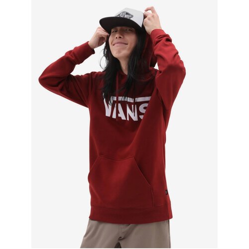 Vans Burgundy Mens Hoodie Mn Classic Po Hoodie II - Men | ePonuda.com