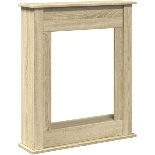  Okvir za kamin boja hrasta 75x20x87,5 cm od konstruiranog drva Slike