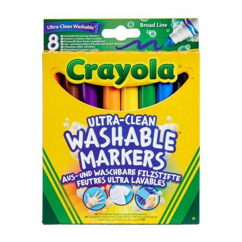 Crayola siroki perivi markeri 8 kom ( GA256348 ) GA256348 Slike