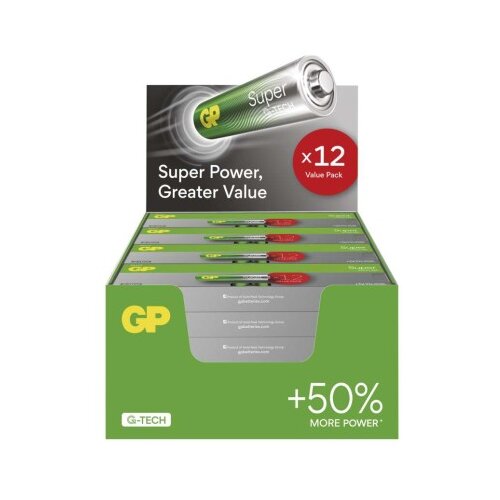  Baterija GP SUPER alkalna LR6 AA, 288 kos, display box 288/1 Cene