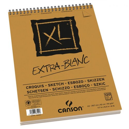 Canson Sp XL Sketch A3 90 g White Skicirka Slike