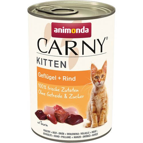 animonda Carny Kitten 12 x 400 g - Perutnina & govedina Cijene