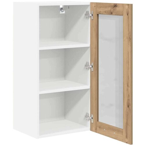VidaXL viseći ormarić riga 2 pcs umjetnički hrast 40 x 31 x 80 cm Slike