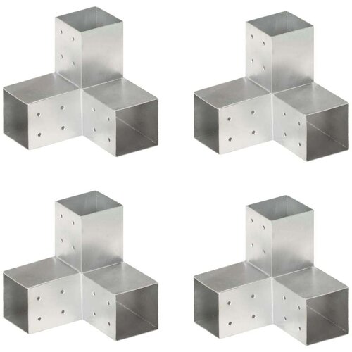  Spojnici za stupove u Y-obliku 4 kom pocinčani metal 81 x 81 mm Cijene