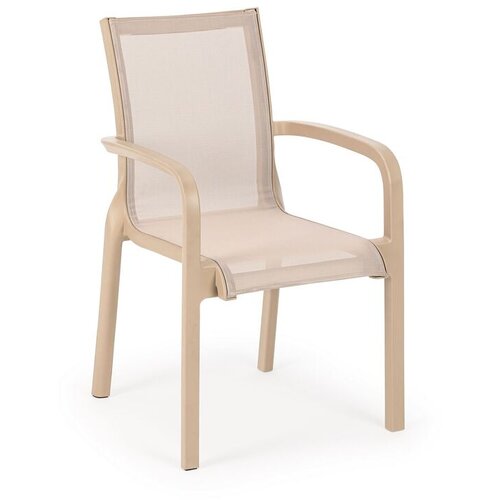 Hanah home Baštenska stolica Mesh, 61,5x88,5x55 cm, Krem Cene